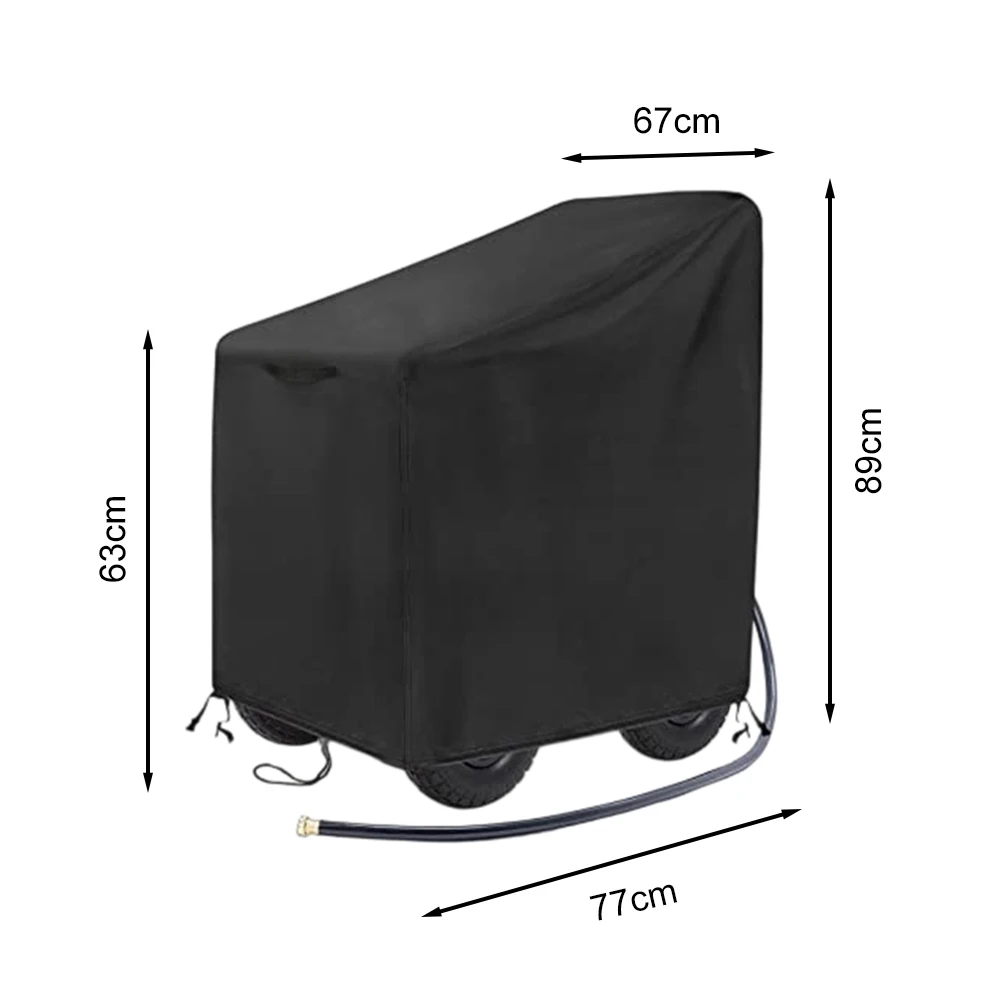 210D Oxford Fabric Hose Reel Cart Cover Designed for Outdoor Use With Elastic Hem Buckles and All Season Protection
210D Oxford Fabric Hose Reel Cart Cover Designed for Outdoor Use With Elastic Hem Buckles and All Season Protection