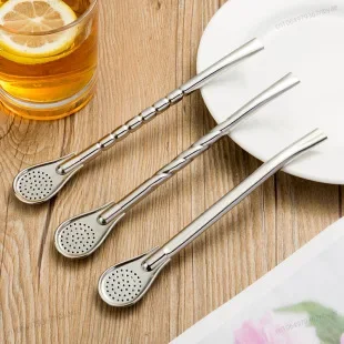 Drinking Straw Yerba Mate Tea Spoon Drinkware Stainless Steel Reusable Straws Metal Washable Tea Filter Cocktail Drinkware Bar
Drinking Straw Yerba Mate Tea Spoon Drinkware Stainless Steel Reusable Straws Metal Washable Tea Filter Cocktail Drinkware Bar