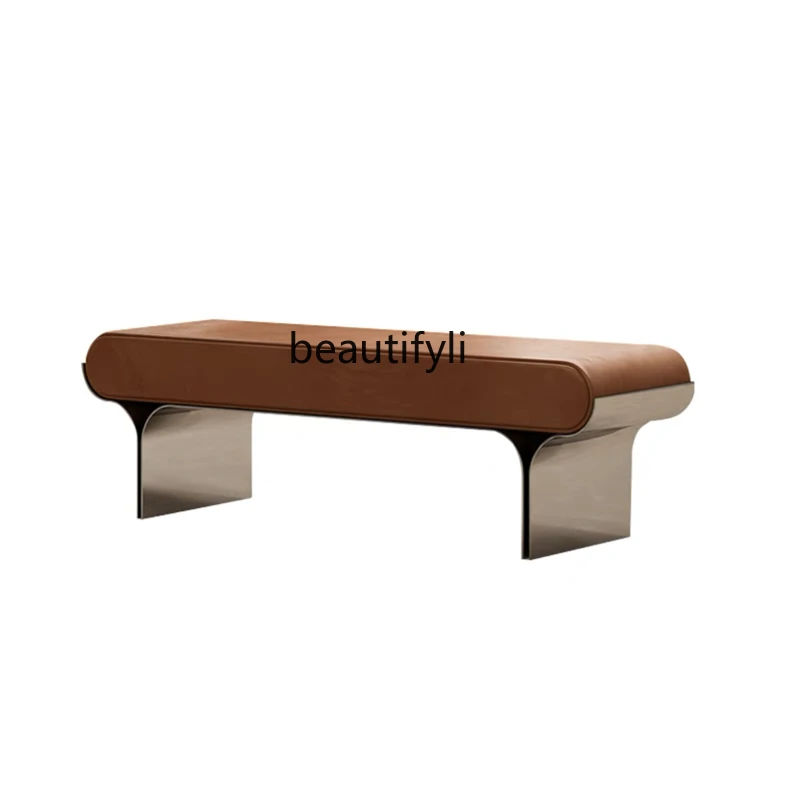 Modern Minimalist Leather Bed End Stool Bedroom and Household Affordable Luxury Style Model Room Bedside Long Shoe ChangingStool
Modern Minimalist Leather Bed End Stool Bedroom and Household Affordable Luxury Style Model Room Bedside Long Shoe ChangingStool