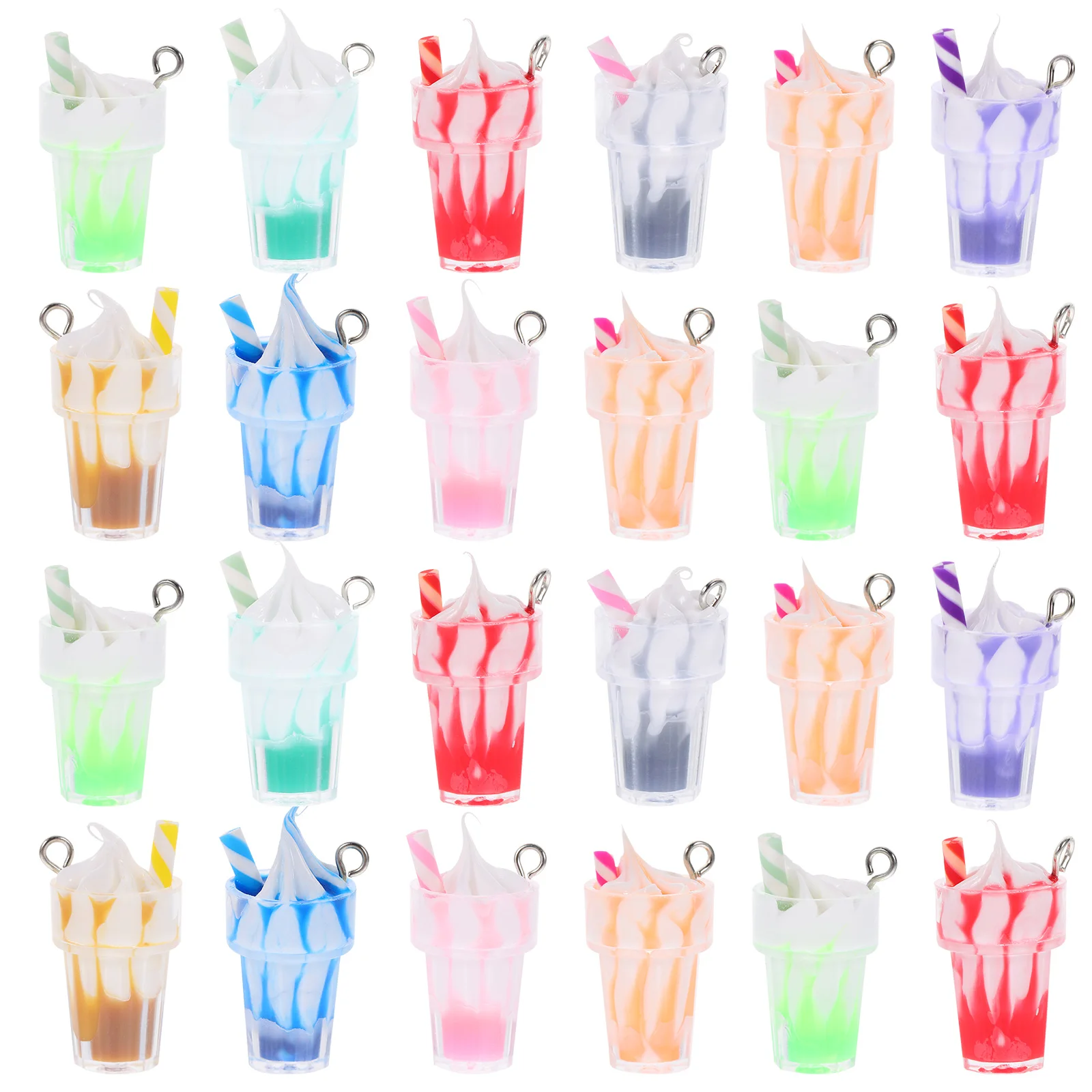 30 Pcs Ice Cream Cup Charms Resin DIY Crafts Pendant Hanging Mini Bottle Drinks Accessories Jewelry Making Beads
30 Pcs Ice Cream Cup Charms Resin DIY Crafts Pendant Hanging Mini Bottle Drinks Accessories Jewelry Making Beads