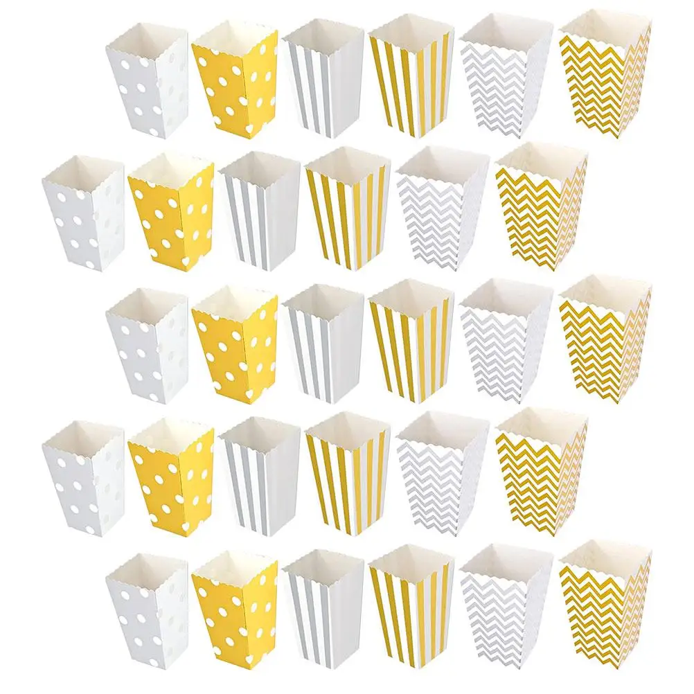 30 Pcs Food Grade Popcorn Boxes Birthday Snack Paper Bags Creative Containers French Fries Cartons Food Paper
30 Pcs Food Grade Popcorn Boxes Birthday Snack Paper Bags Creative Containers French Fries Cartons Food Paper