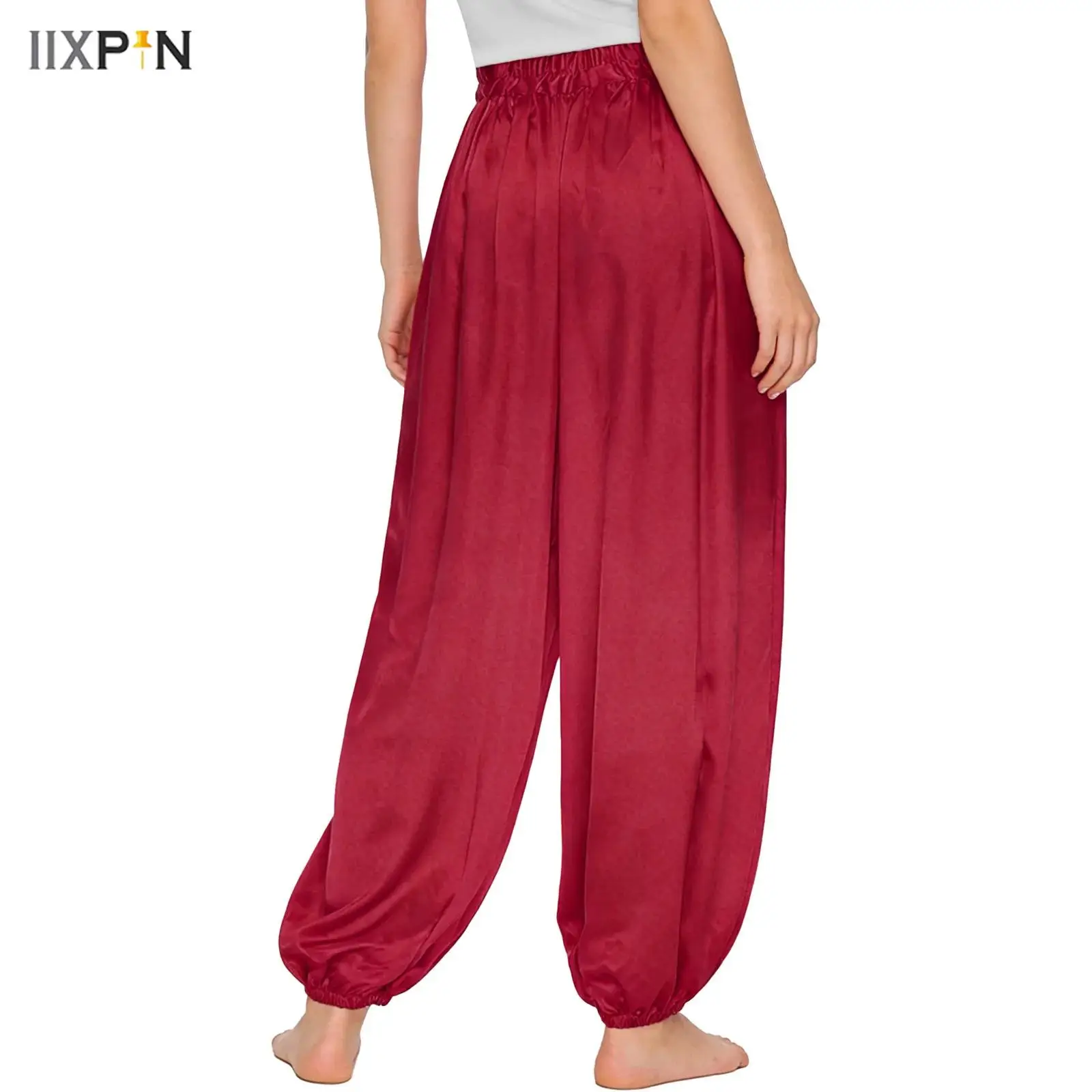 Women Arabian Satin Loose Harem Pants for Tai Chi Kung Fu Trouser Belly Stage Performance Halloween Party Arab Ropleplay Trouser
Women Arabian Satin Loose Harem Pants for Tai Chi Kung Fu Trouser Belly Stage Performance Halloween Party Arab Ropleplay Trouser