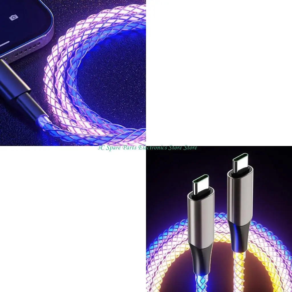 SZ Алюминиевый корпус USB C to C Зарядный шнур с мягкими светящимися светодиодами Быстрая зарядка 60 Вт для смартфонов Планшеты
SZ Алюминиевый корпус USB C to C Зарядный шнур с мягкими светящимися светодиодами Быстрая зарядка 60 Вт для смартфонов Планшеты