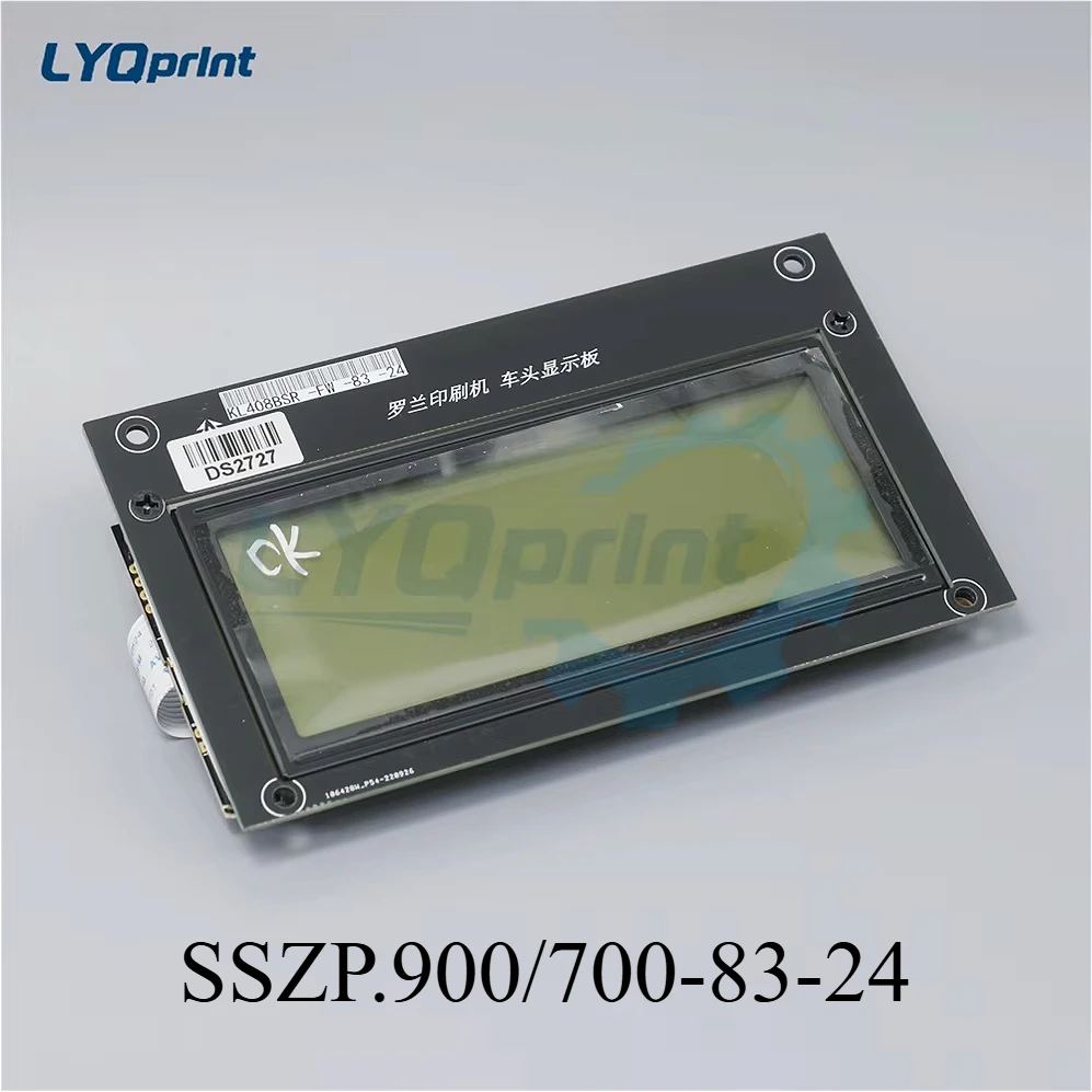 Best Quality SSZP.900/700-83-24 Display KL408BSR-FW-83-24 Roland 600 R700 R900 Printing Machine Parts
Best Quality SSZP.900/700-83-24 Display KL408BSR-FW-83-24 Roland 600 R700 R900 Printing Machine Parts