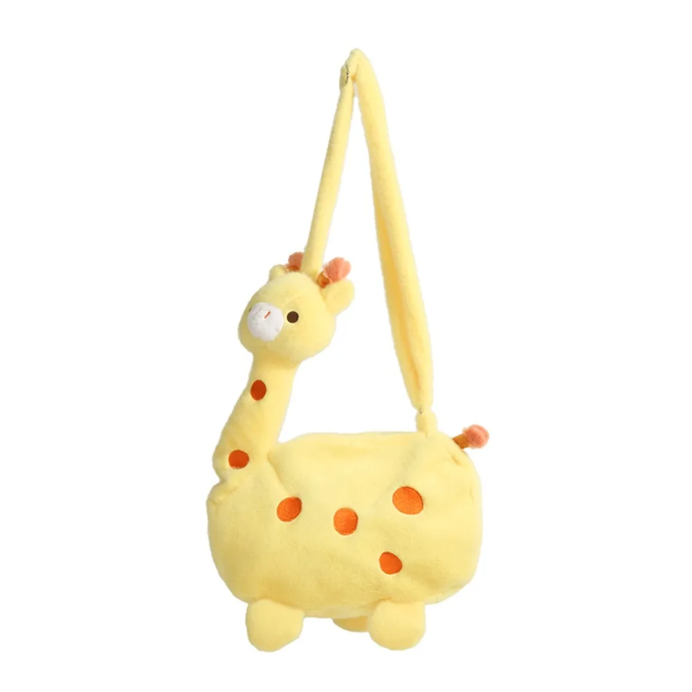 Soft Plush Giraffe Shape Plush Bag Large Capacity Portable Giraffe Crossbody Bag Comfortable Zipper Plush Doll Shoulder Bag
Soft Plush Giraffe Shape Plush Bag Large Capacity Portable Giraffe Crossbody Bag Comfortable Zipper Plush Doll Shoulder Bag