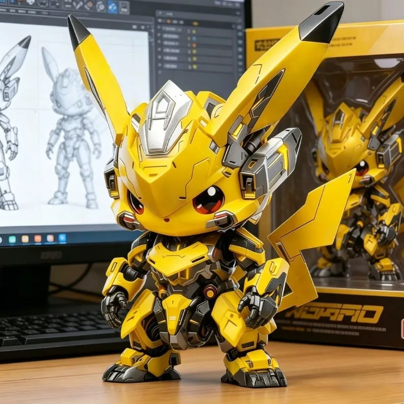 New Pikachu COS Bumblebee Mecha Pikachu Figure Pokémon Trendy GK Model Peripheral Ornaments Boy Birthday Gift
New Pikachu COS Bumblebee Mecha Pikachu Figure Pokémon Trendy GK Model Peripheral Ornaments Boy Birthday Gift