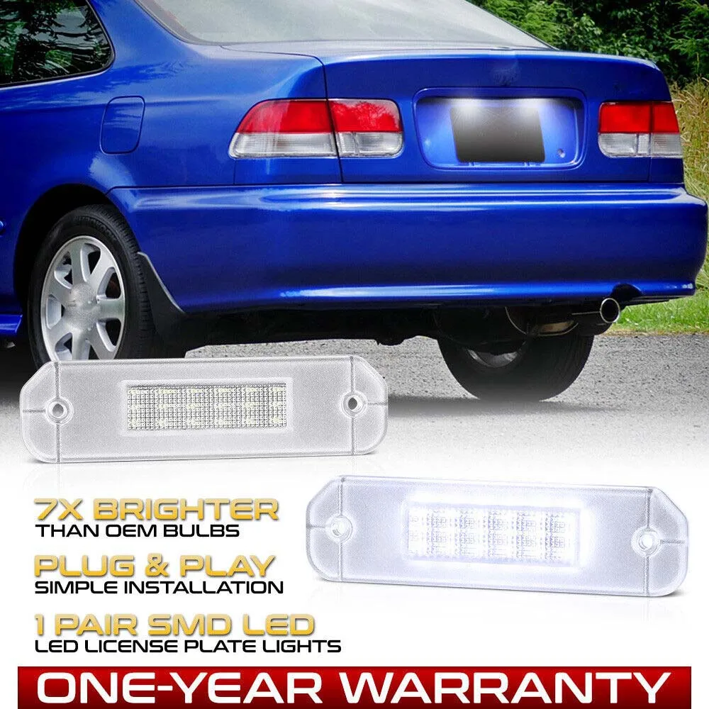 For Honda Civic 92-95 Hatchback 96-00 Coupe Civic EJ EG EK EK3 CR-X Del Sol Integra SJ EK3 LED License Plate Light Lamp Assembly
For Honda Civic 92-95 Hatchback 96-00 Coupe Civic EJ EG EK EK3 CR-X Del Sol Integra SJ EK3 LED License Plate Light Lamp Assembly