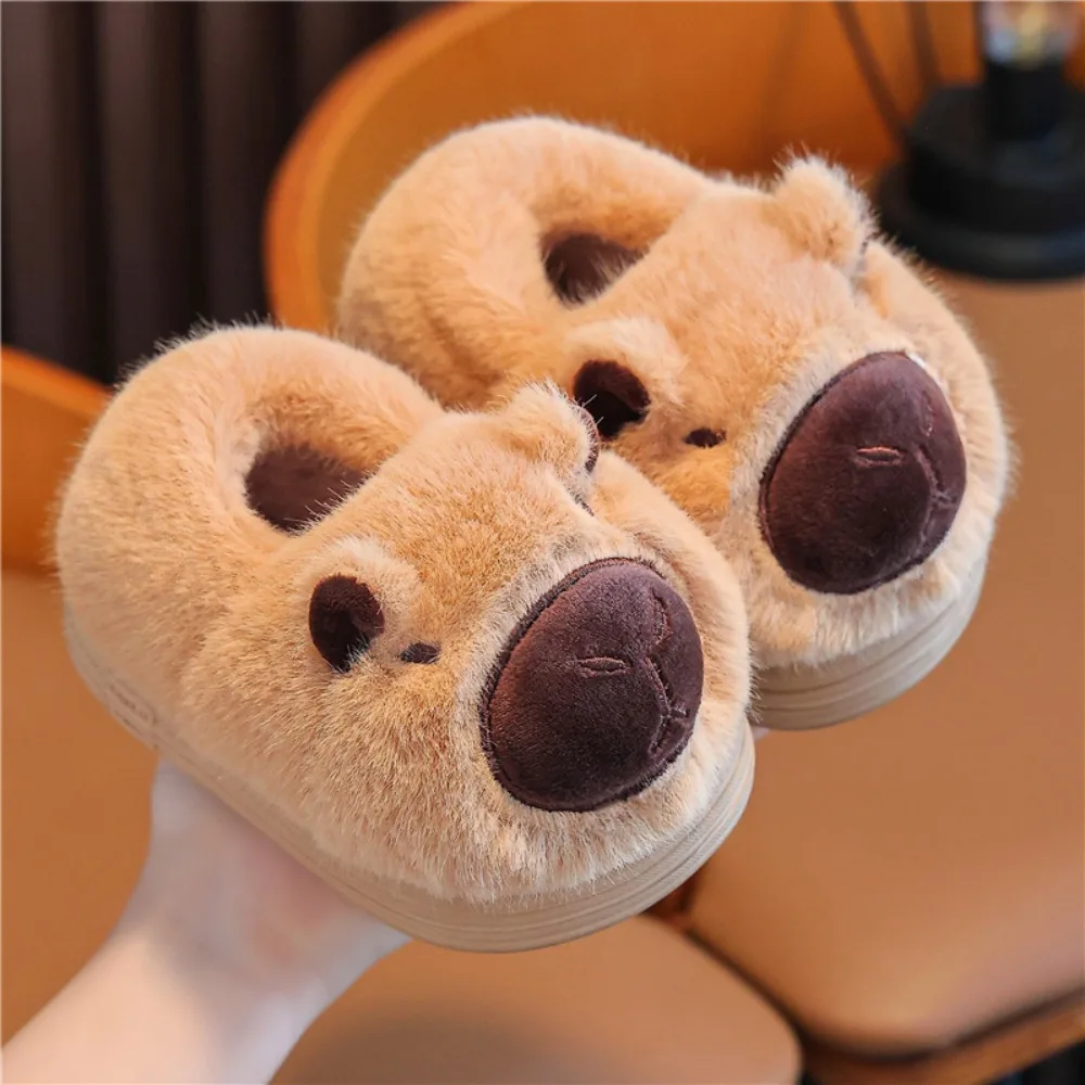Children's Cotton Slippers Thickened Non Slip Shoes Rabbit Frog Capybara Cartoon Animal Winter Warm Booties Girls Boys
Children's Cotton Slippers Thickened Non Slip Shoes Rabbit Frog Capybara Cartoon Animal Winter Warm Booties Girls Boys