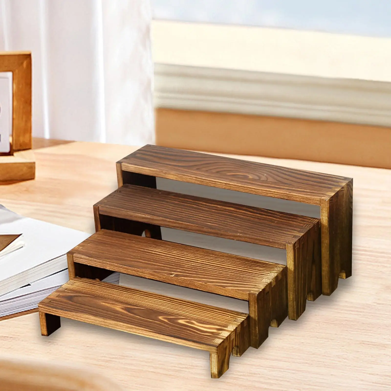 4x Wooden Display Riser Stand Showcase Fixtures Convenient Multipurpose Tiered
4x Wooden Display Riser Stand Showcase Fixtures Convenient Multipurpose Tiered
