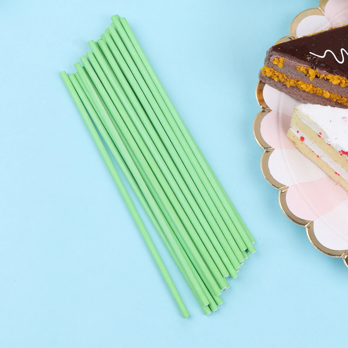 2 Packs of 200PCS Lollipop Paper Sticks Colorful Baking Paper Sticks Food Special Paper Sticks Chocolate Candy Paper Stick DIY B 
2 Packs of 200PCS Lollipop Paper Sticks Colorful Baking Paper Sticks Food Special Paper Sticks Chocolate Candy Paper Stick DIY B