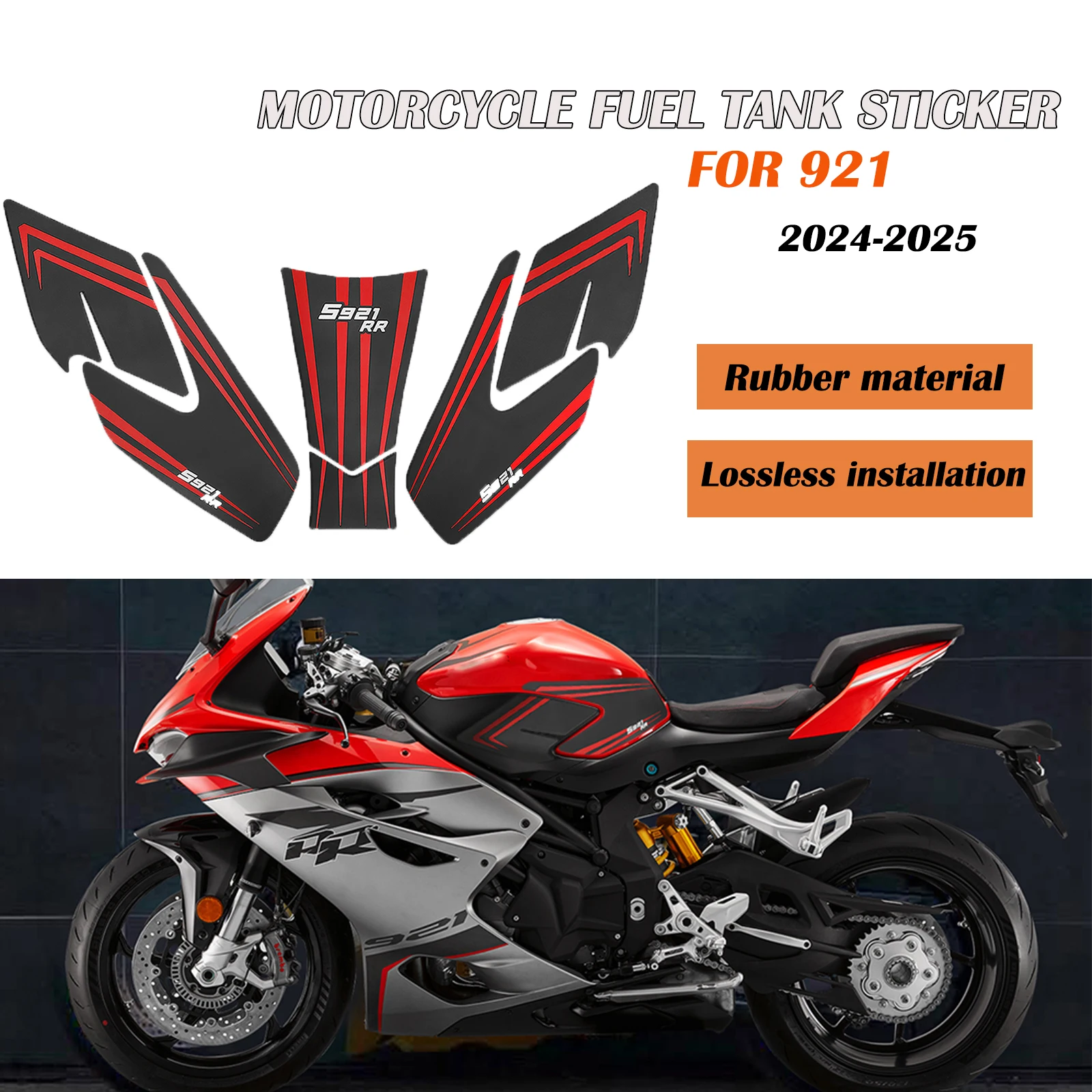 Набор наклеек на топливный бак мотоцикла, тяговая накладка на топливный бак, нескользящая боковая наклейка на топливный бак для QJMOTOR 921 2024-2025
Набор наклеек на топливный бак мотоцикла, тяговая накладка на топливный бак, нескользящая боковая наклейка на топливный бак для QJMOTOR 921 2024-2025