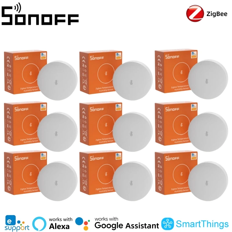 SONOFF SNZB-02P ZigBee Temperature & Humidity Sensor Thermometer Detector Work with ZB Bridge Pro Voice Control Via Alexa Google
SONOFF SNZB-02P ZigBee Temperature & Humidity Sensor Thermometer Detector Work with ZB Bridge Pro Voice Control Via Alexa Google