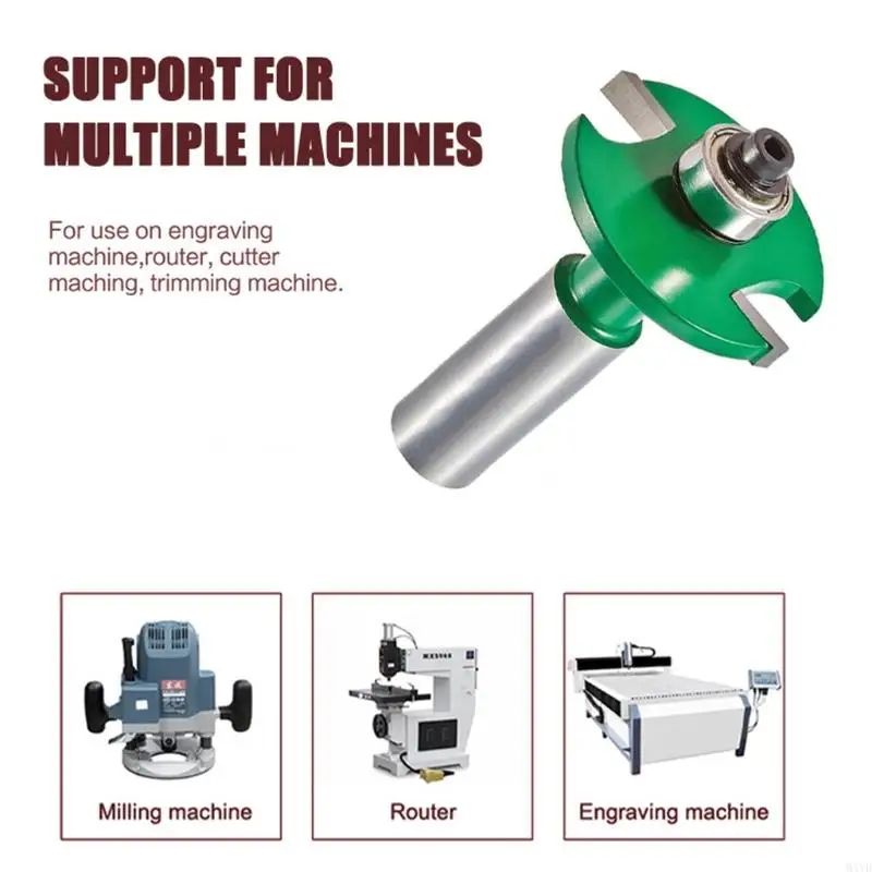 12/12.7Mm Shank T Type Slotting Cutter Bit with Bearing Three Tooth Metal Rabbeting Router Woodworking Milling Tool M4YD
12/12.7Mm Shank T Type Slotting Cutter Bit with Bearing Three Tooth Metal Rabbeting Router Woodworking Milling Tool M4YD