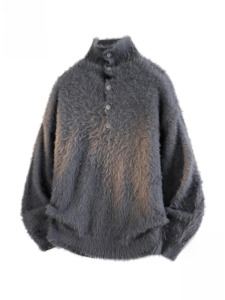 Вязаный свитер Paul Frank M свободного кроя, осенний повседневный, на пуговицах, с высоким воротником, длинными рукавами, теплый, модный, для молодых мужчин
Вязаный свитер Paul Frank M свободного кроя, осенний повседневный, на пуговицах, с высоким воротником, длинными рукавами, теплый, модный, для молодых мужчин