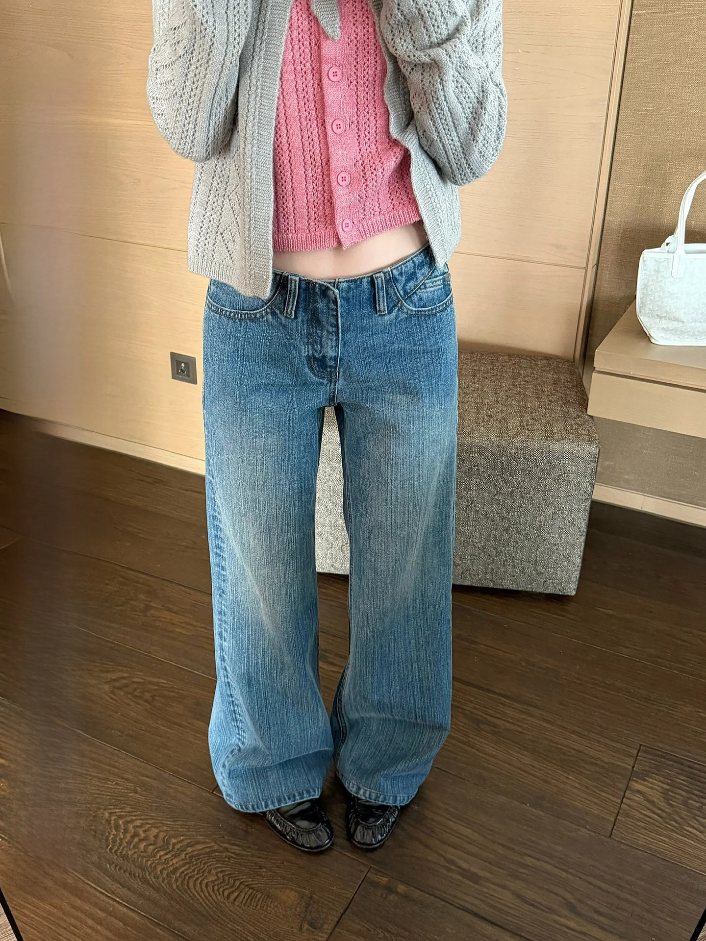 Low Waist Wide Leg Vintage Washed Blue Jeans Women's Spring Casual Loose Straight Long Pants Drag Floor Brand Name NingSi
Low Waist Wide Leg Vintage Washed Blue Jeans Women's Spring Casual Loose Straight Long Pants Drag Floor Brand Name NingSi