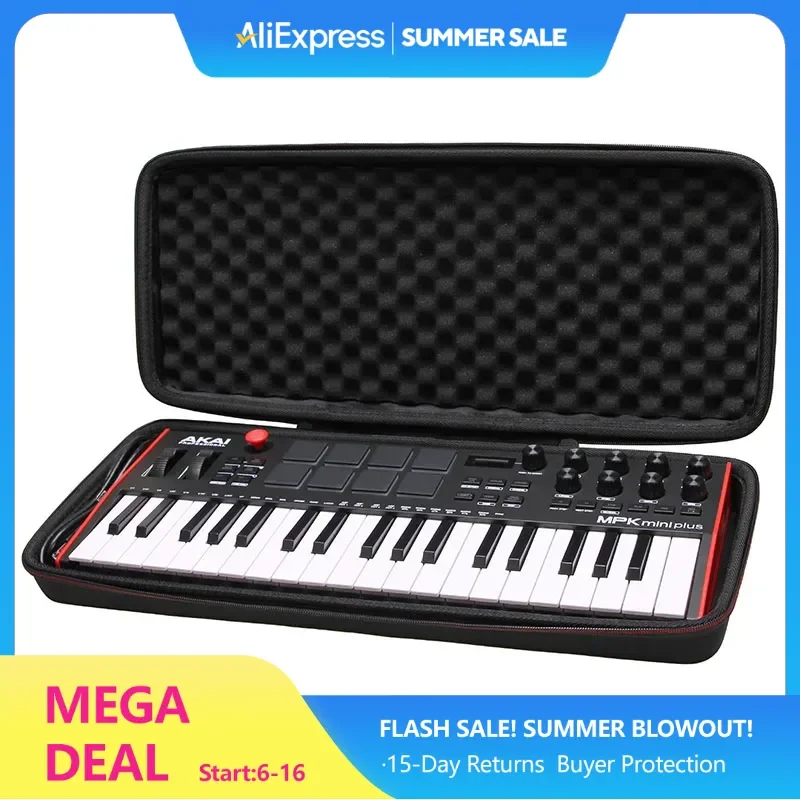 EVA Hard Case for Akai Professional MPK Mini Plus MIDI Controller Protective Carrying Storage Bag(only case)
EVA Hard Case for Akai Professional MPK Mini Plus MIDI Controller Protective Carrying Storage Bag(only case)