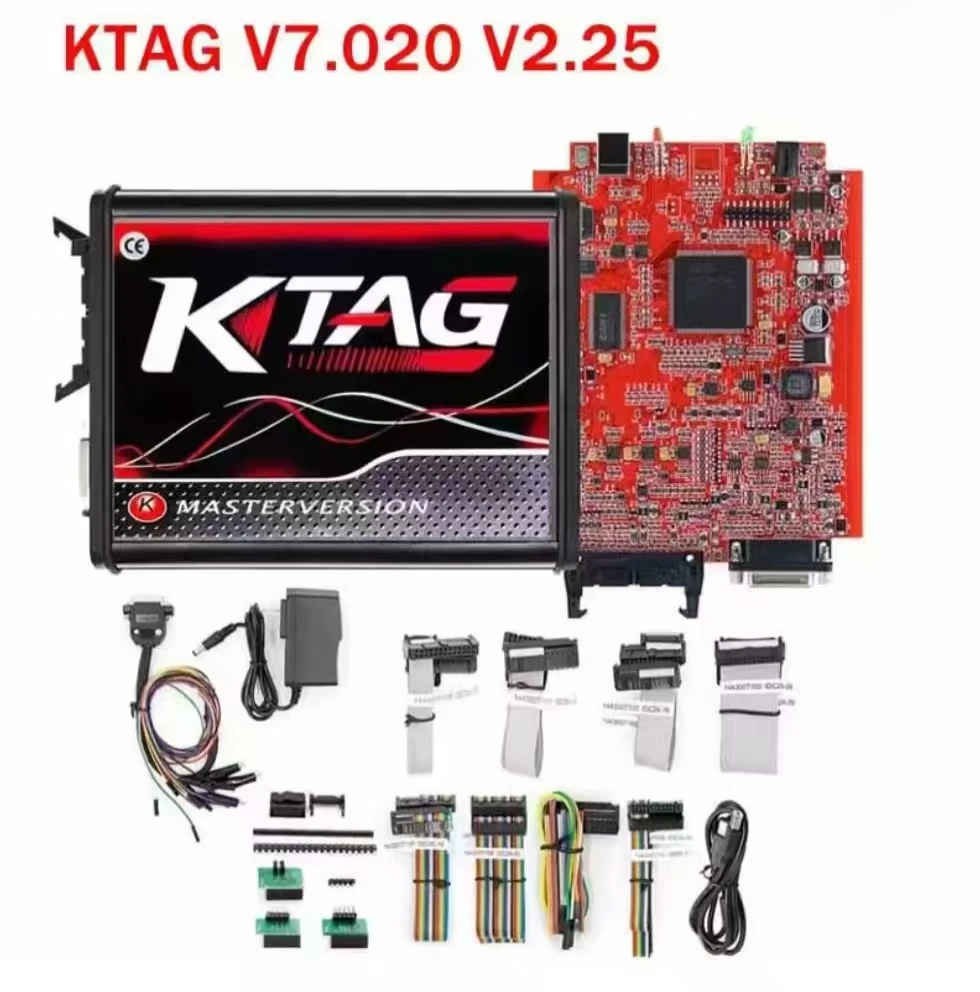 KTAG V7.020 V2.25 Red PCB Red European ECU Programmer Unlimited Points Networkable Online KESS V5.017 K-TAG 7.020 OBD2 Tuning
KTAG V7.020 V2.25 Red PCB Red European ECU Programmer Unlimited Points Networkable Online KESS V5.017 K-TAG 7.020 OBD2 Tuning
