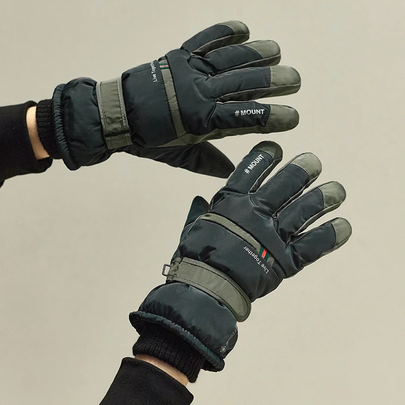 Thickened down Cotton Waterproof Snow Gloves Men's Northeast Cold Proof Cycling Windproof Fleece Warm Women's Winter Sports
Thickened down Cotton Waterproof Snow Gloves Men's Northeast Cold Proof Cycling Windproof Fleece Warm Women's Winter Sports