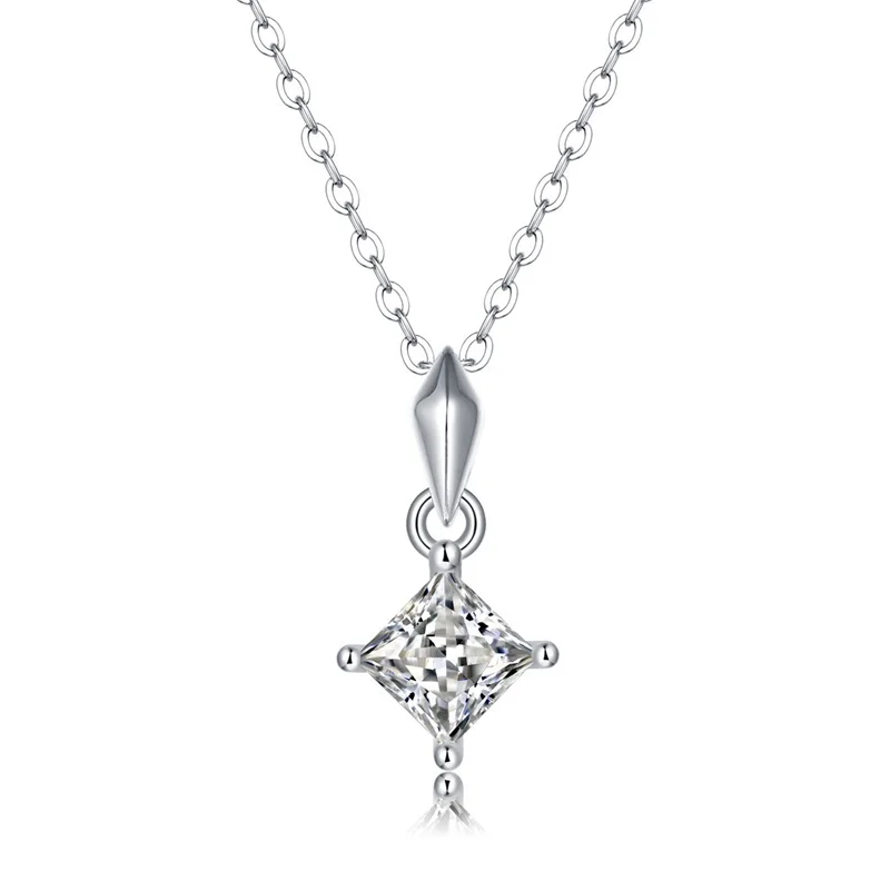 ZFSILVER Trendy Fashion s925 Silver Color D White Moissanite Classic Square Necklace Charms Women Party Jewelry Gifts P11547-6.5
ZFSILVER Trendy Fashion s925 Silver Color D White Moissanite Classic Square Necklace Charms Women Party Jewelry Gifts P11547-6.5