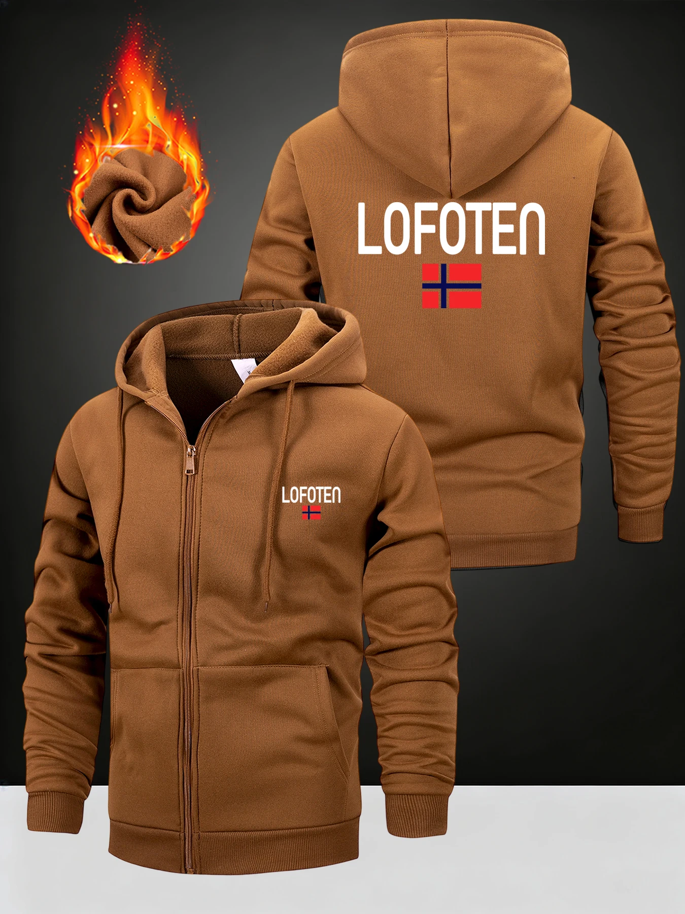 Autumn Men Sweatshirts LOFOTEN Printed Long Sleeve Jacket Hoodie Zipper Closure Coat Male Slim Fit Male Clothing Streetwear
Autumn Men Sweatshirts LOFOTEN Printed Long Sleeve Jacket Hoodie Zipper Closure Coat Male Slim Fit Male Clothing Streetwear