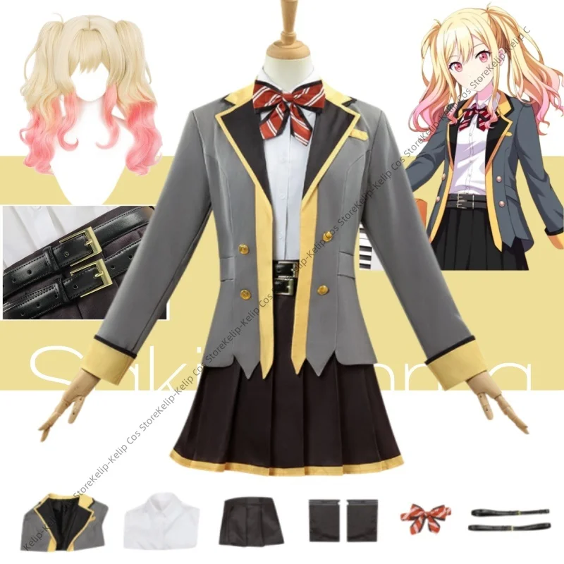 Saki Tenma JK Uniform Leo/need PJSK Music Performance Outfit High School Girl Sailor Suit Band Girl Project Cosplay Full Set
Saki Tenma JK Uniform Leo/need PJSK Music Performance Outfit High School Girl Sailor Suit Band Girl Project Cosplay Full Set