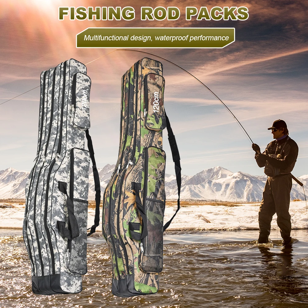 3 Layer Folding Fishing Tackle Backpack 120cm Fishing Reel Pole Carrier Bag Large Capacity Multifunctional for Outdoor Fishing
3 Layer Folding Fishing Tackle Backpack 120cm Fishing Reel Pole Carrier Bag Large Capacity Multifunctional for Outdoor Fishing