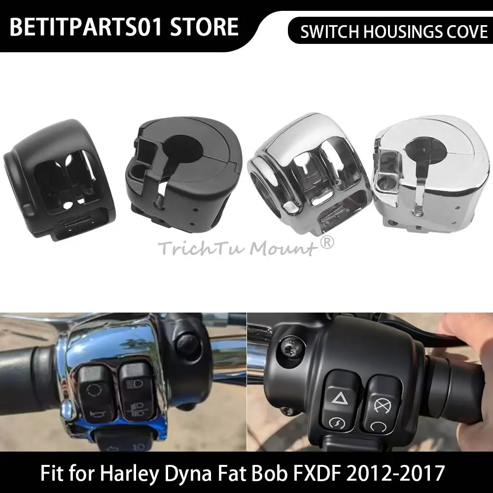 Motorcycle Aaccessories 1 Pair Matte-Black Switch Housings Cover Aluminum Kit Fit For Harley Softail Fat Boy 114 FLFBS 2018-2024
Motorcycle Aaccessories 1 Pair Matte-Black Switch Housings Cover Aluminum Kit Fit For Harley Softail Fat Boy 114 FLFBS 2018-2024