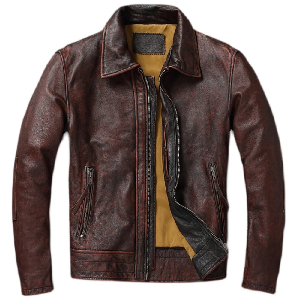 Brand Quality Natural Cowhide Mens Coat Winter Warm Oversize Genuine Leather Jacket Man Overcoat 5XL European and American Style
Brand Quality Natural Cowhide Mens Coat Winter Warm Oversize Genuine Leather Jacket Man Overcoat 5XL European and American Style