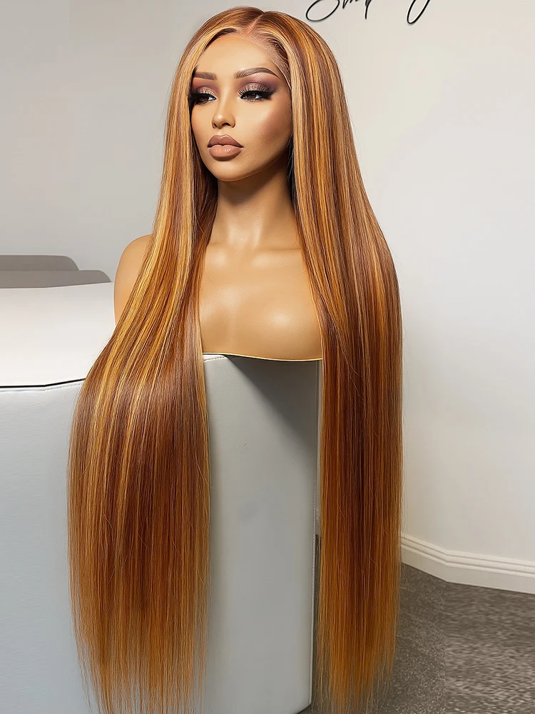 13x4 Highlight Ombre Lace Front Wig Human Hair 4/27 Body Wave Honey Blonde Pre Plucked With Baby Hair HD Lace Front Wigs 180%
13x4 Highlight Ombre Lace Front Wig Human Hair 4/27 Body Wave Honey Blonde Pre Plucked With Baby Hair HD Lace Front Wigs 180%