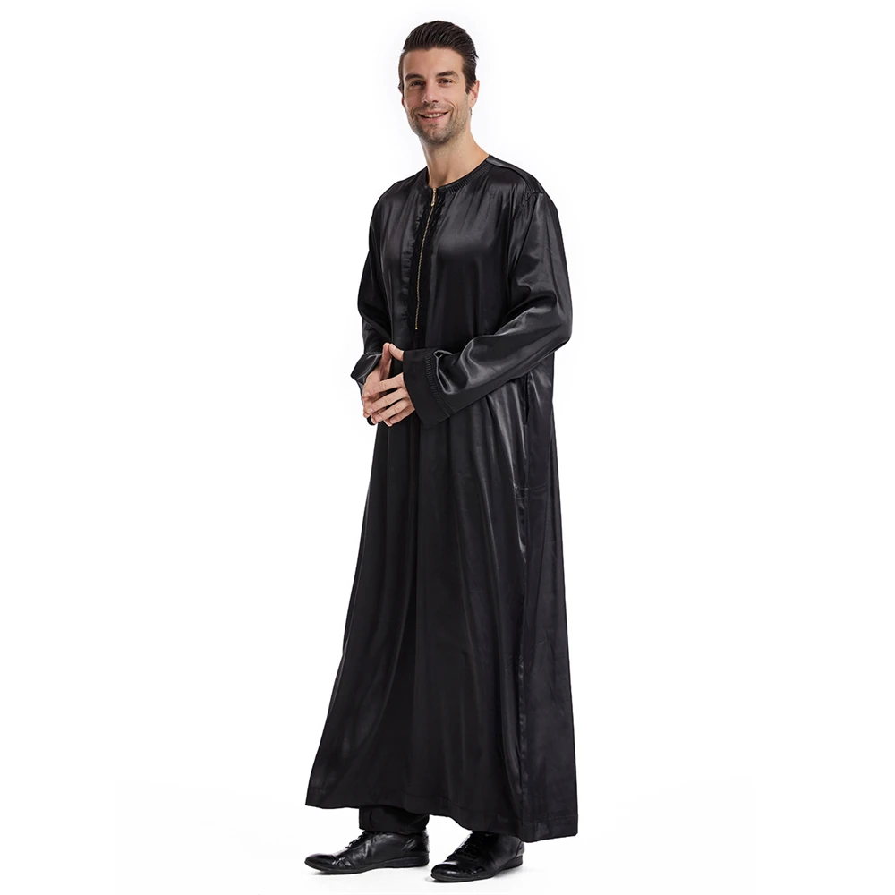 Men Jubba Thobe Arab Muslim Middle East Ramadan Robe Islam Kaftan Muslim Dubai Zipper Thobe Abaya Daffah Dishdasha Prayer Dress
Men Jubba Thobe Arab Muslim Middle East Ramadan Robe Islam Kaftan Muslim Dubai Zipper Thobe Abaya Daffah Dishdasha Prayer Dress