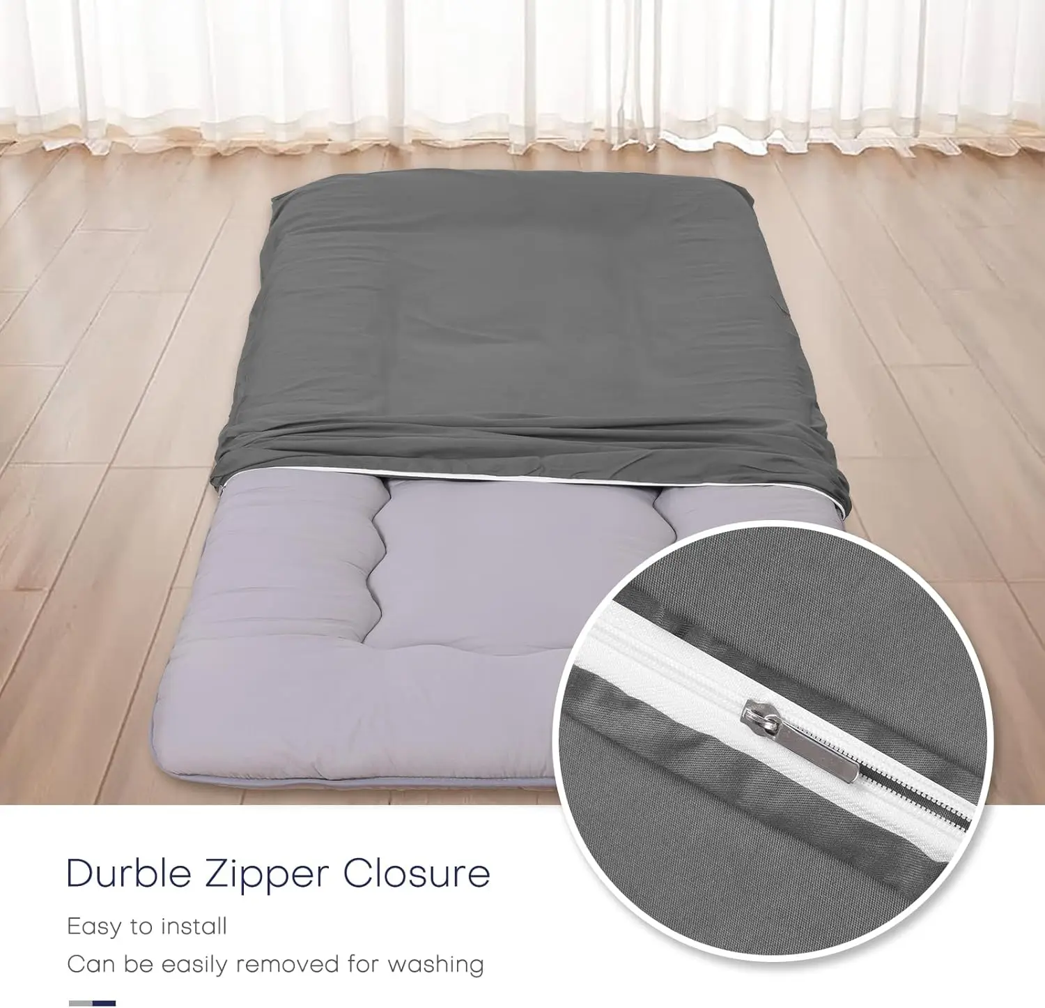 100% Cotton Floor Futon Mattress Cover (Only Cover), Soft Washable Zippered Futon Cover For Traditional Japanese Floor Futon
100% Cotton Floor Futon Mattress Cover (Only Cover), Soft Washable Zippered Futon Cover For Traditional Japanese Floor Futon