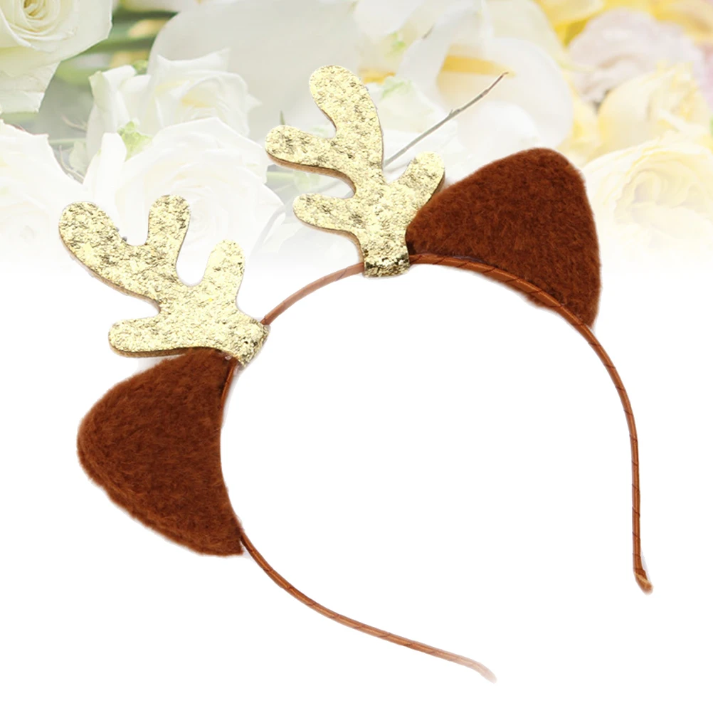 Reindeer Headband Christmas Hoops Lightweight Festive Party Decorations For Carnival Costume Events Christmas Hair Band 
Reindeer Headband Christmas Hoops Lightweight Festive Party Decorations For Carnival Costume Events Christmas Hair Band