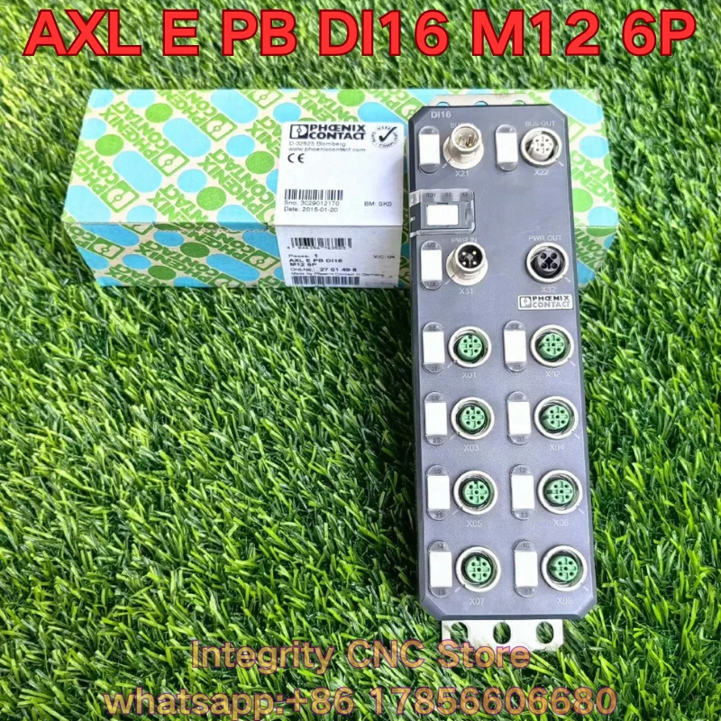 New AXL E PB DI16 M12 6P AXL E PB DIO16 M12 6P breakout module 2701498 2701499
New AXL E PB DI16 M12 6P AXL E PB DIO16 M12 6P breakout module 2701498 2701499