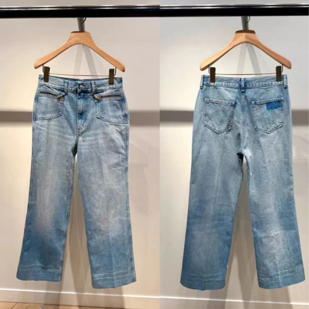 Spring/Summer Women Casual Long Jeans High Waist Straight Loose Wide Leg Denim Pants
Spring/Summer Women Casual Long Jeans High Waist Straight Loose Wide Leg Denim Pants