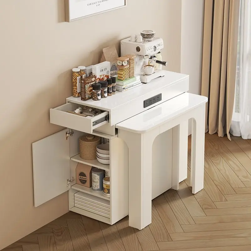 Dining table retractable island household folding small apartment slate dining table
Dining table retractable island household folding small apartment slate dining table