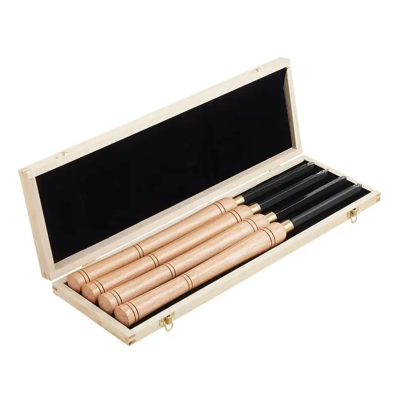 Woodworking Carving Chisel Kit 4PCS For Carpentry Woodturning Crafting Rougher Finisher Detailer Swan Neck Hollower Hardwood Handle Replaceable Carbide Cutters Wood Storage Case Professional Hobbyist Beginner Toolset
Woodworking Carving Chisel Kit 4PCS For Carpentry Woodturning Crafting Rougher Finisher Detailer Swan Neck Hollower Hardwood Handle Replaceable Carbide Cutters Wood Storage Case Professional Hobbyist Beginner Toolset