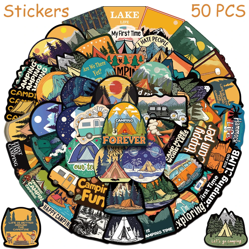 10/30/50/100pcs Vintage Outdoor Travel Camping Stickers Cartoon Forest Adventure Decals DIY Motorcycle Guitar Helmet Sticker Toy
10/30/50/100pcs Vintage Outdoor Travel Camping Stickers Cartoon Forest Adventure Decals DIY Motorcycle Guitar Helmet Sticker Toy