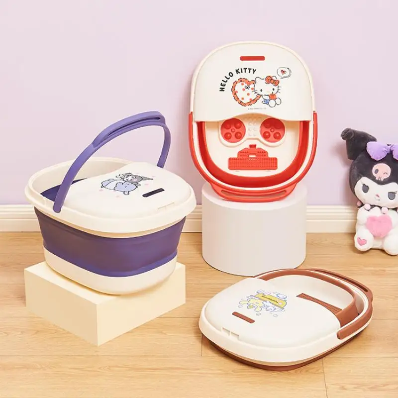 Sanrio Hello Kitty Kwaii Foot Soaking Bucket Foot Bath Tub Portable Foldable High-Capacity Can Be Massaged Household Items New
Sanrio Hello Kitty Kwaii Foot Soaking Bucket Foot Bath Tub Portable Foldable High-Capacity Can Be Massaged Household Items New