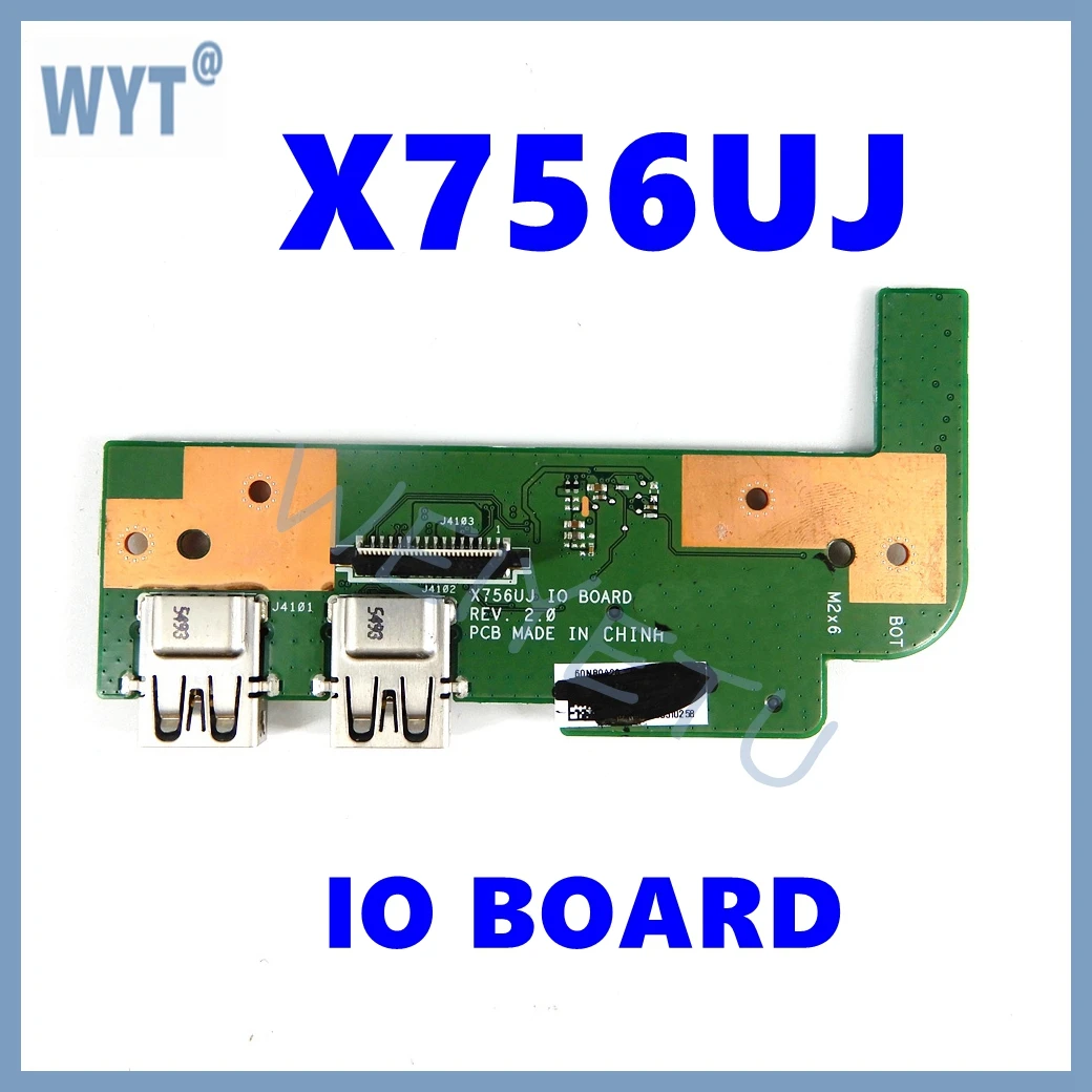 X756UX X756UJ IO BOARD / HDD BOARD For X756U X756UX X756UA X756UB X756UV X756UXK Laptop USB IO Board HDD Board
X756UX X756UJ IO BOARD / HDD BOARD For X756U X756UX X756UA X756UB X756UV X756UXK Laptop USB IO Board HDD Board