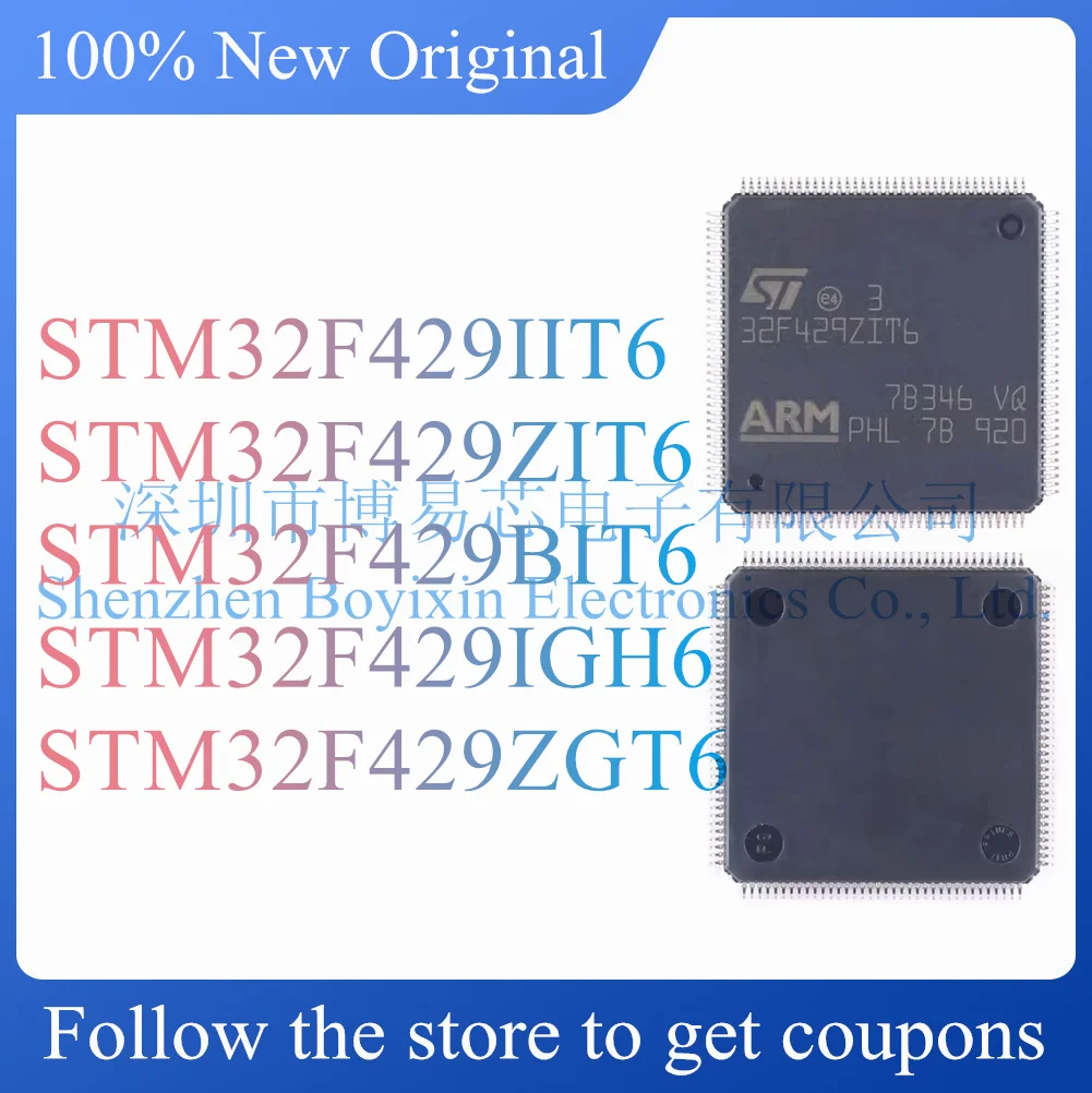 NEW STM32F429IIT6 STM32F429ZIT6 STM32F429BIT6 STM32F429IGH6 STM32F429ZGT6.Original Product.
NEW STM32F429IIT6 STM32F429ZIT6 STM32F429BIT6 STM32F429IGH6 STM32F429ZGT6.Original Product.