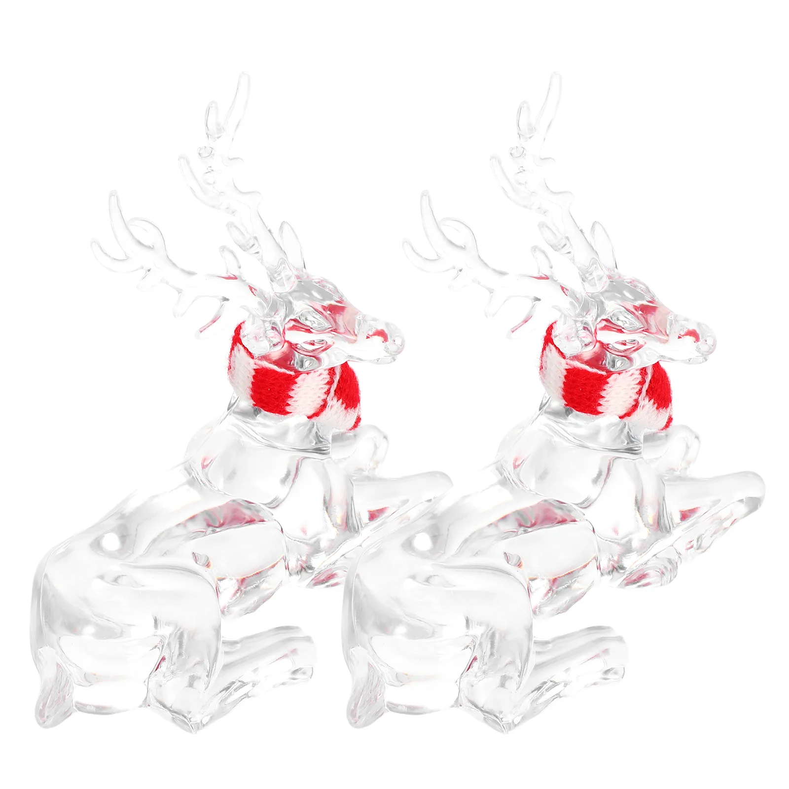 2 Pcs Acrylic Deer Ornaments Reindeer s Clear Decor Cute Statue Crystal Centerpiece Christmas Decorations Cartoon
2 Pcs Acrylic Deer Ornaments Reindeer s Clear Decor Cute Statue Crystal Centerpiece Christmas Decorations Cartoon