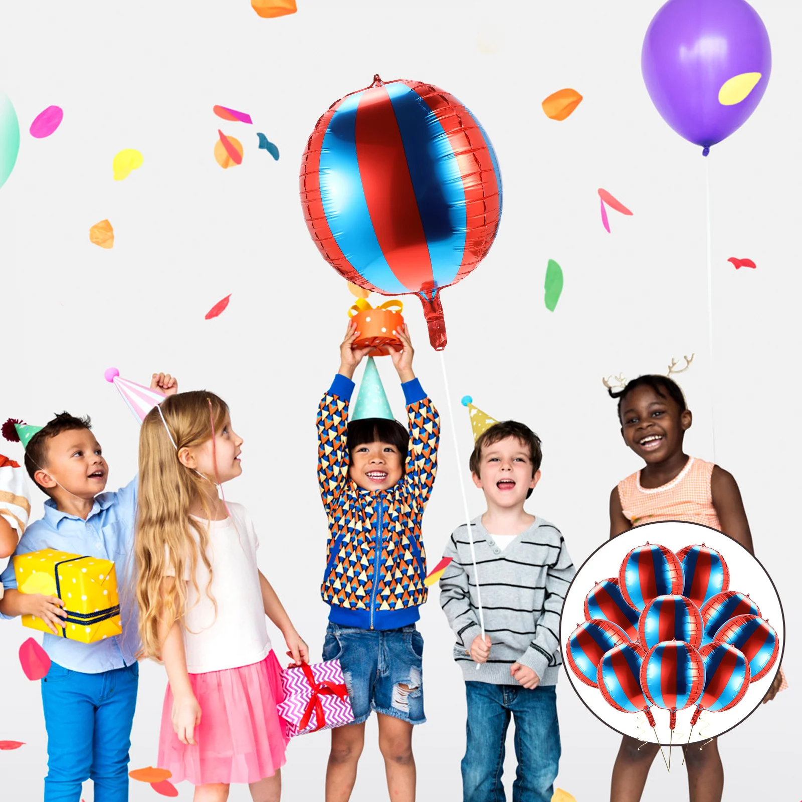 10Pcs Red Blue Striped Balloons Carnival Party Decorations Circus Theme Birthday Wedding Shower Backdrop Props
10Pcs Red Blue Striped Balloons Carnival Party Decorations Circus Theme Birthday Wedding Shower Backdrop Props