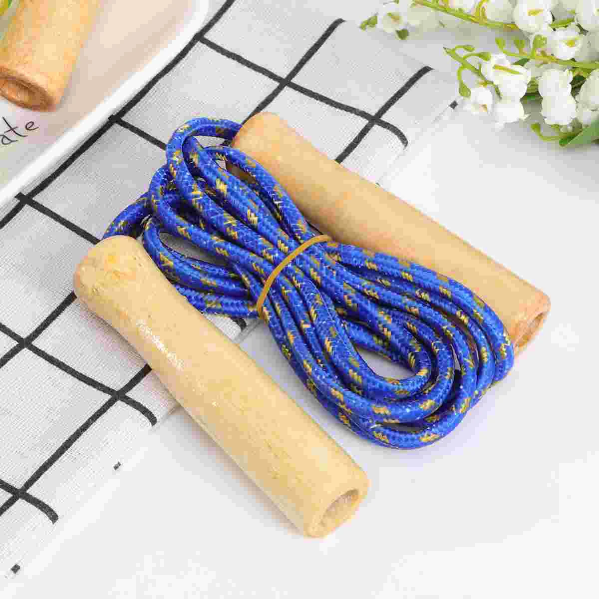 5PCS Wooden Handle Jumping Rope Sports Fitness Skipping Rope Exercise Skipping Rope Portable Game Skip Rope for Home Outdoor Pla
5PCS Wooden Handle Jumping Rope Sports Fitness Skipping Rope Exercise Skipping Rope Portable Game Skip Rope for Home Outdoor Pla