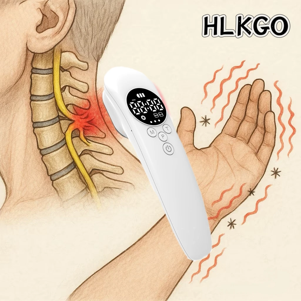 Устройство для терапии красным светом 650 нм, 17 лазерных диодов, портативный лазер HLKGO для облегчения боли невропатии и заживления ран, домашнего использования
Устройство для терапии красным светом 650 нм, 17 лазерных диодов, портативный лазер HLKGO для облегчения боли невропатии и заживления ран, домашнего использования