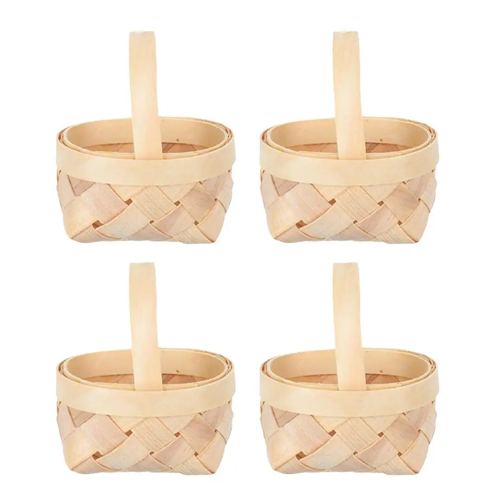 4Pcs Mini Wood Chip Baskets Small Decorative Storage Portable Candy Basket Kids Party Wedding Chocolate Container Storage Basket
4Pcs Mini Wood Chip Baskets Small Decorative Storage Portable Candy Basket Kids Party Wedding Chocolate Container Storage Basket