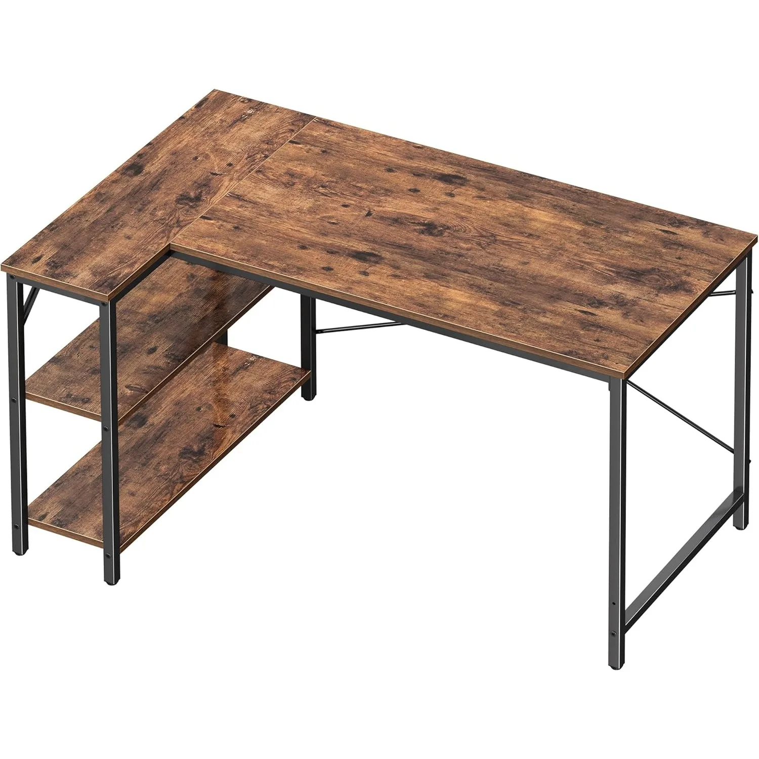 Computer Desk with Reversible Storage Shelves, GamingCorner Home Office Writing Desk Study
Computer Desk with Reversible Storage Shelves, GamingCorner Home Office Writing Desk Study