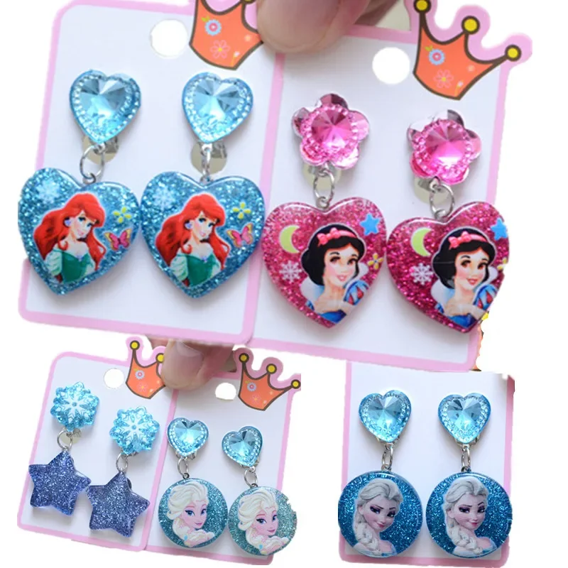 Disney Elsa children's ear clip earrings without pierced cartoon princess series earrings Frozen ear clip little girl accessorie
Disney Elsa children's ear clip earrings without pierced cartoon princess series earrings Frozen ear clip little girl accessorie