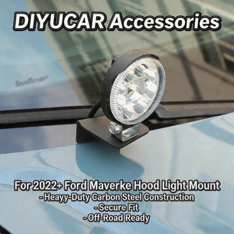 For Ford Maverick 2022-2026 Carbon Steel Black Hood Headlight Bracket Pillar Hood Mount Holder Trim Exterior Accessories
For Ford Maverick 2022-2026 Carbon Steel Black Hood Headlight Bracket Pillar Hood Mount Holder Trim Exterior Accessories