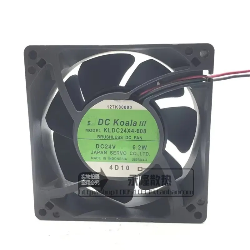 Original SERVO 9CM 90*90*32MM dual ball 24V 6.2W frequency converter copier Cooling fan KLDC24X4-608
Original SERVO 9CM 90*90*32MM dual ball 24V 6.2W frequency converter copier Cooling fan KLDC24X4-608