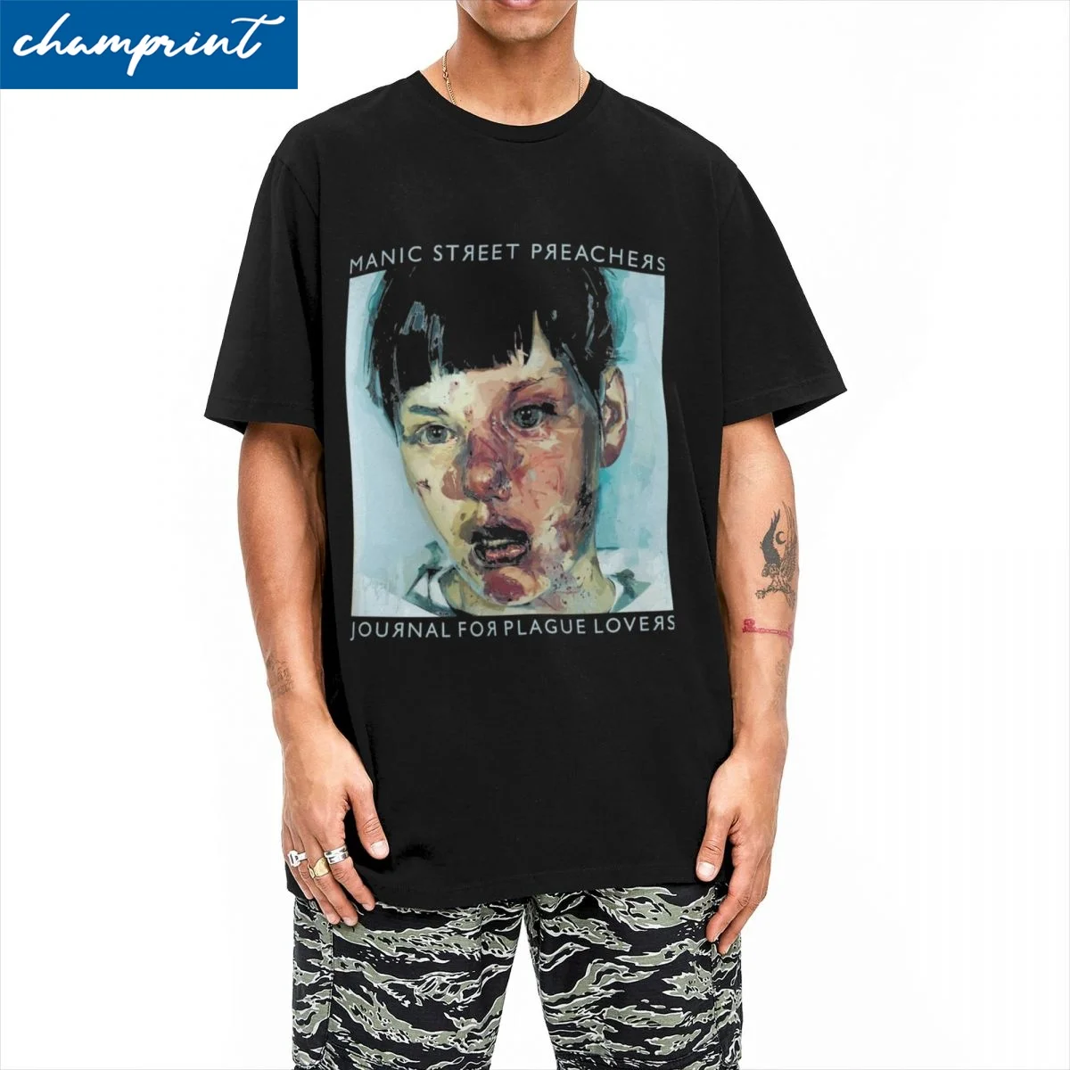 MANIC STREET PREACHERS Tshirts Unisex Cotton Tops Shirts Novelty O-neck Short Sleeve
MANIC STREET PREACHERS Tshirts Unisex Cotton Tops Shirts Novelty O-neck Short Sleeve